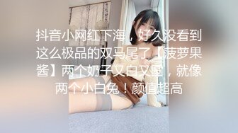 抖音小网红下海，好久没看到这么极品的双马尾了【菠萝果酱】两个奶子又白又圆，就像两个小白兔！颜值超高