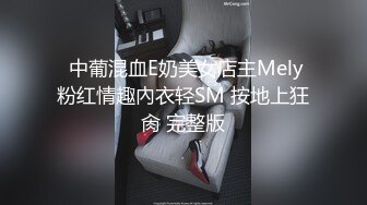  中葡混血E奶美女店主Mely粉红情趣內衣轻SM 按地上狂肏 完整版